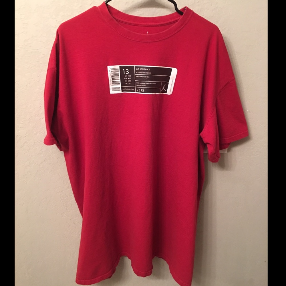 Jordan Jumpman Print Red T-Shirt